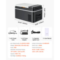 SucceBuy 20L 22L 35L 45L 55L Car Refrigerator Mini Fridge Freezer Portable Compressor Cooler DC 110-240V Ice Box for Camping